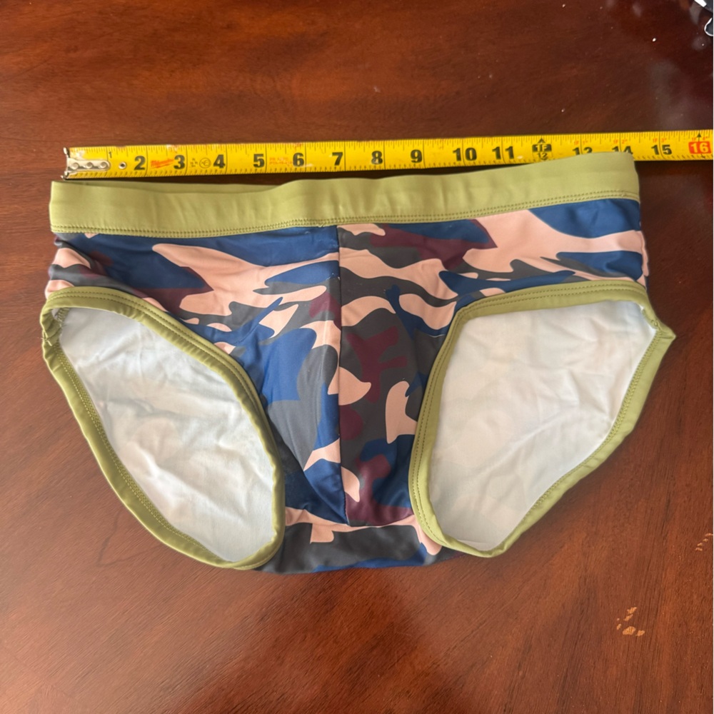 Camouflage Print Bikini Bottom